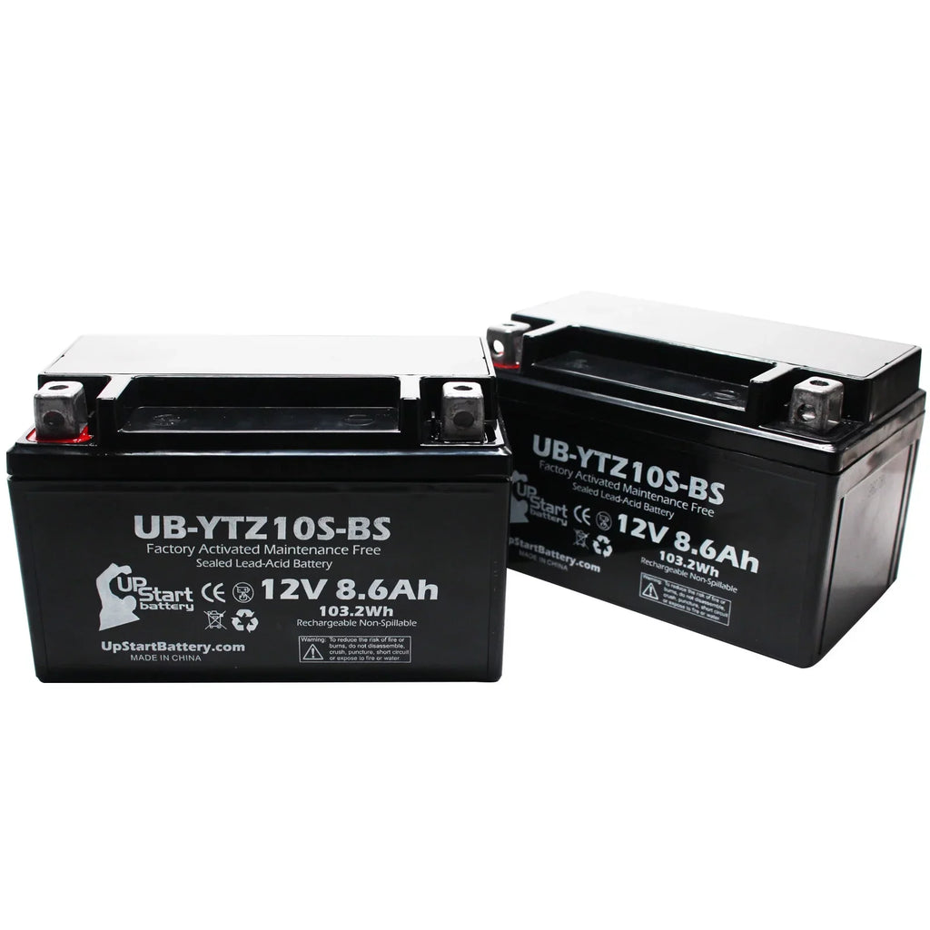 Activated, 2011 Yamaha YZF-R6 8.6Ah, UB-YTZ10S-BS 600CC Replacement Battery Free, Maintenance (excl. 2-Pack R6S) Battery Factory Motorcycle - 12V, UpStart