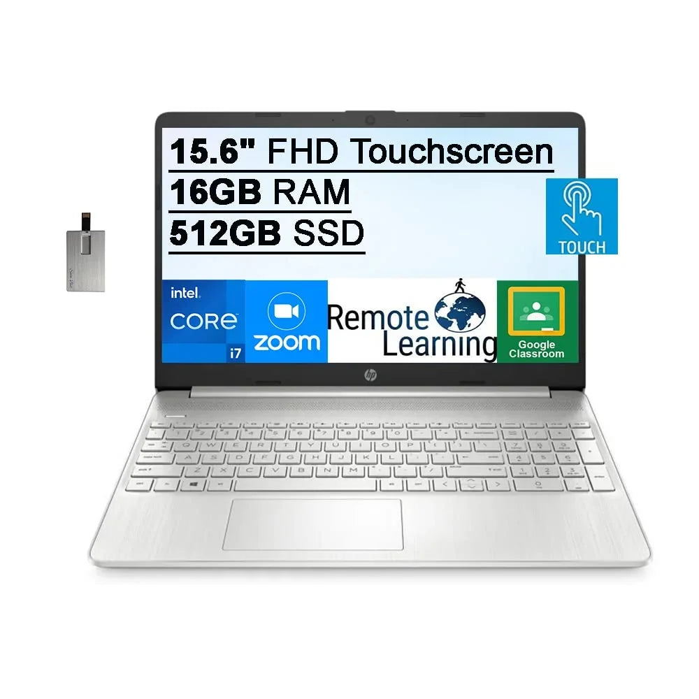 (Beats 15.6" Iris 16GB Core 11 i7-1065g7), HD Webcam, i7-1165G7 USB HP Computer, Laptop Silver, Xe S, 2021 Card RAM, HD SnowBell SSD, IPS FHD Graphics, 512GB Intel Intel 32GB Audio, Win Touchscreen