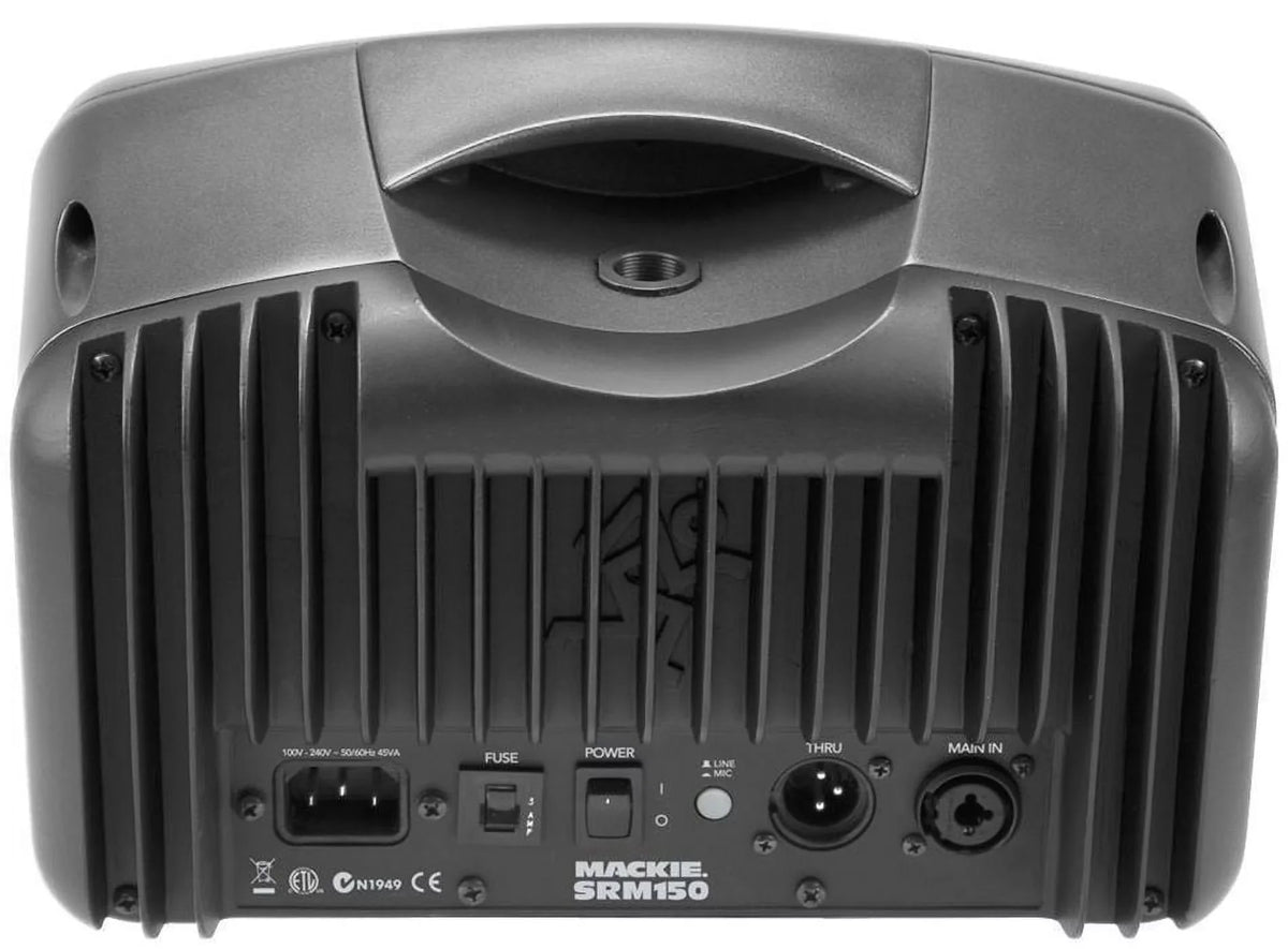 Pa Active SRM150 Powered Monitor Built 2 Mackie EQ With Speakers In