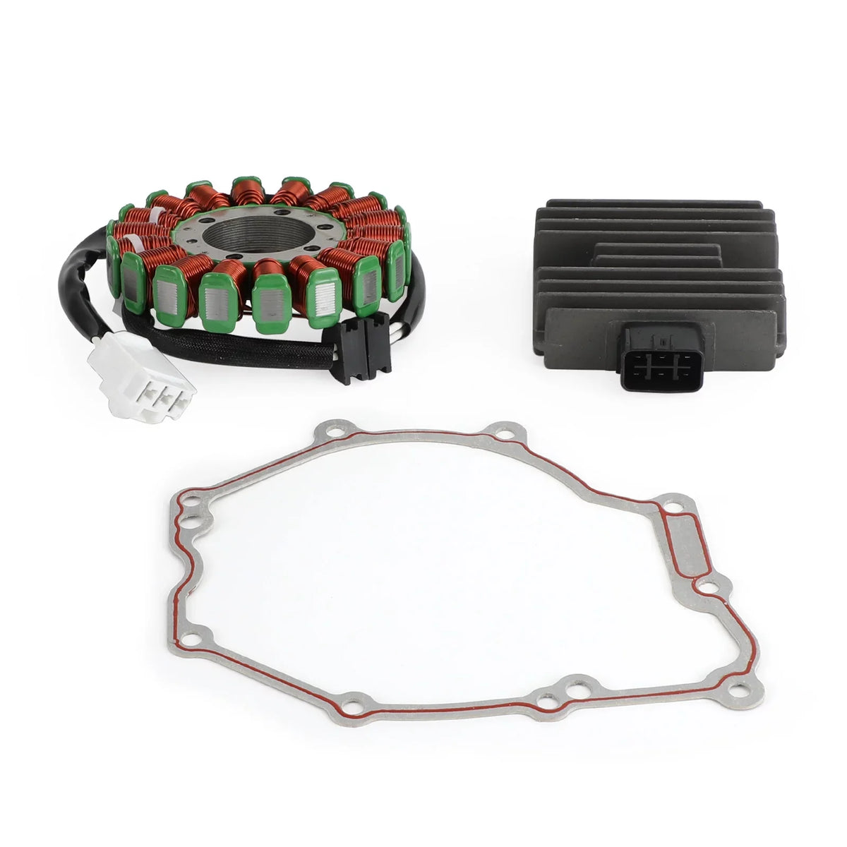 YZF-R6 Magneto Stator+Voltage For R6 Yamaha YZF Coil Rectifier+Gasket 2006-2016