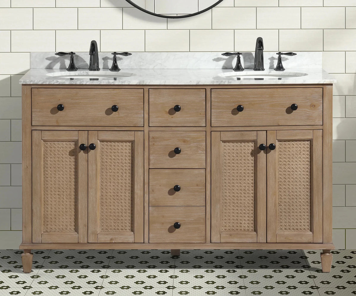 Annie Fir Vanity Weathered Bathroom 55