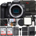 Mirrorless + Case Camera Memory 2 + Bundle with SanDisk Premium + SV R10 Canon LED EOS Accessory 128GB (Body Only) Flash Pack Card