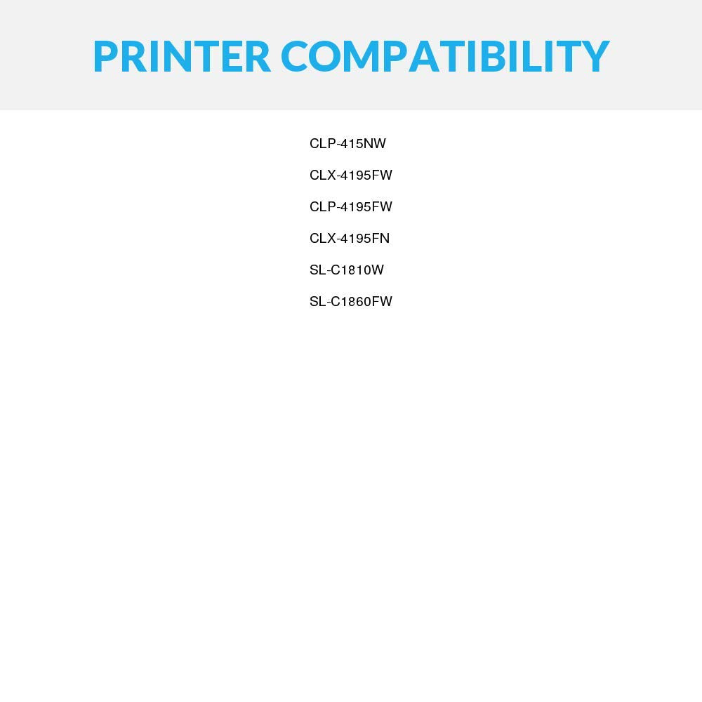 Yellow, CLT-504S for 1 Series Magenta, Samsung Inks Toner Cyan, Cartridge Black, 1 Replacement 5-Pack) Speedy 1 (2