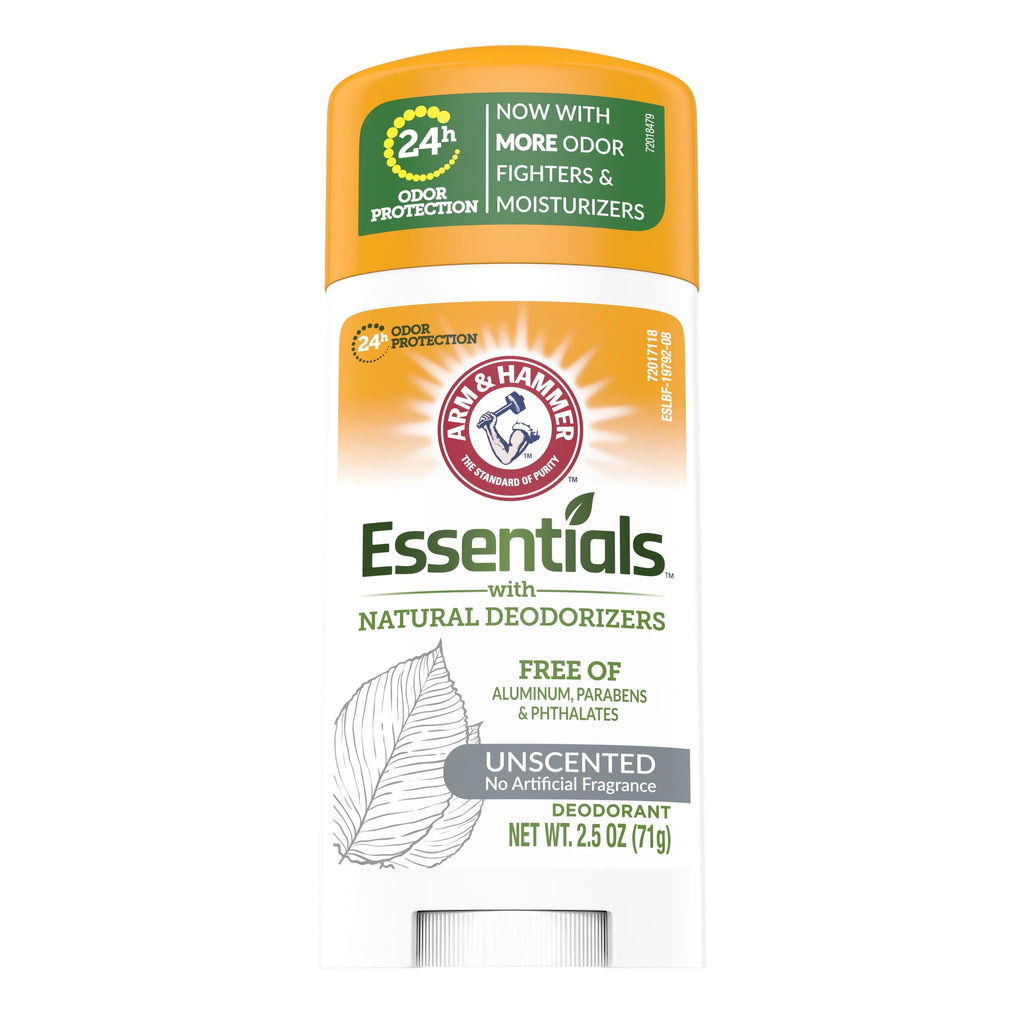 Hammer 6 Unscented Pack Ounce Each & Deodorant Arm 2.5 Essentials Solid,