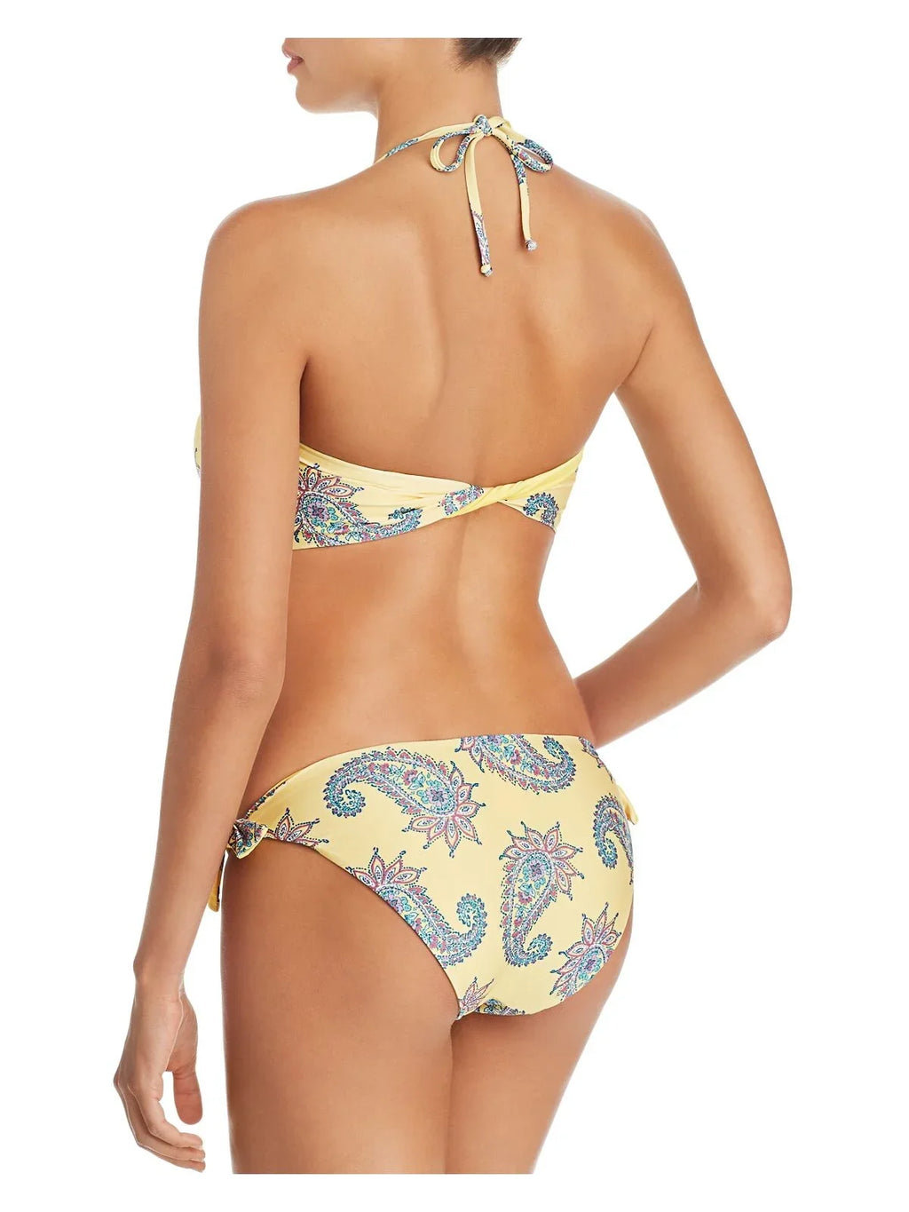 ROSE Halter Bandeau Top ISABELLA Women's S Bikini Paisley
