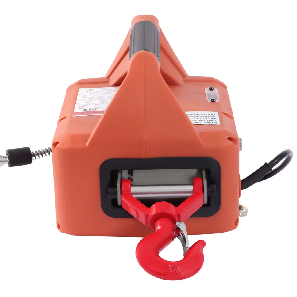1100lbs Remote Wireless 3in1 Hoists Lift Portable TFCFL Crane Winch Electric