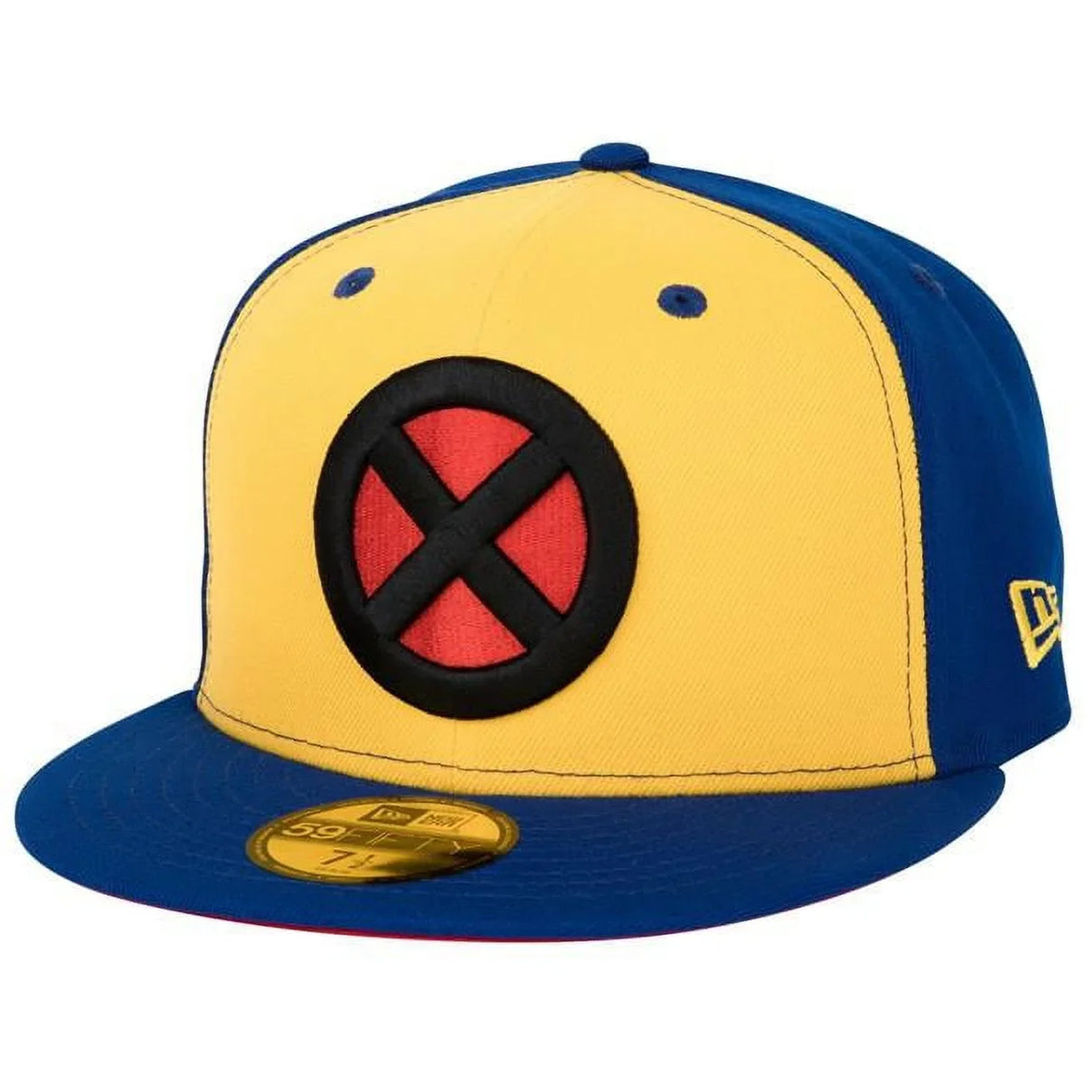 Blue 59Fifty Fitted Hat, 7.25 Fitted Logo 861030-71-4fitte Colorway Era & Yellow Vintage -