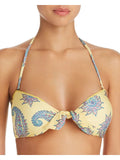ROSE Halter Bandeau Top ISABELLA Women's S Bikini Paisley