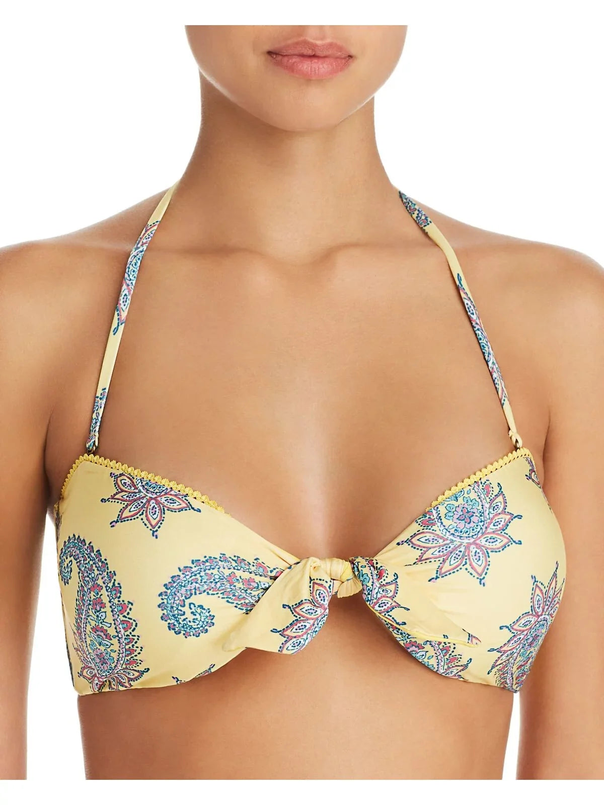 ROSE Halter Bandeau Top ISABELLA Women's S Bikini Paisley