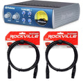 PreSonus and 6' XLR Cables Vacuum Box Tube V2 Direct TubePre (2) Preamp/DI