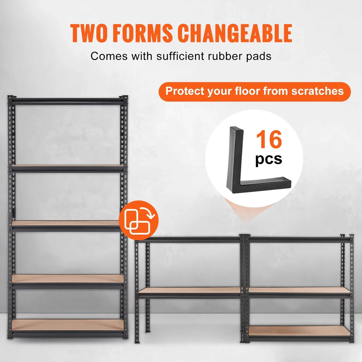 lbs Adjustable Unit Rack 5-Tier Shelving Garage Storage Storage Load 2000 BENTISM