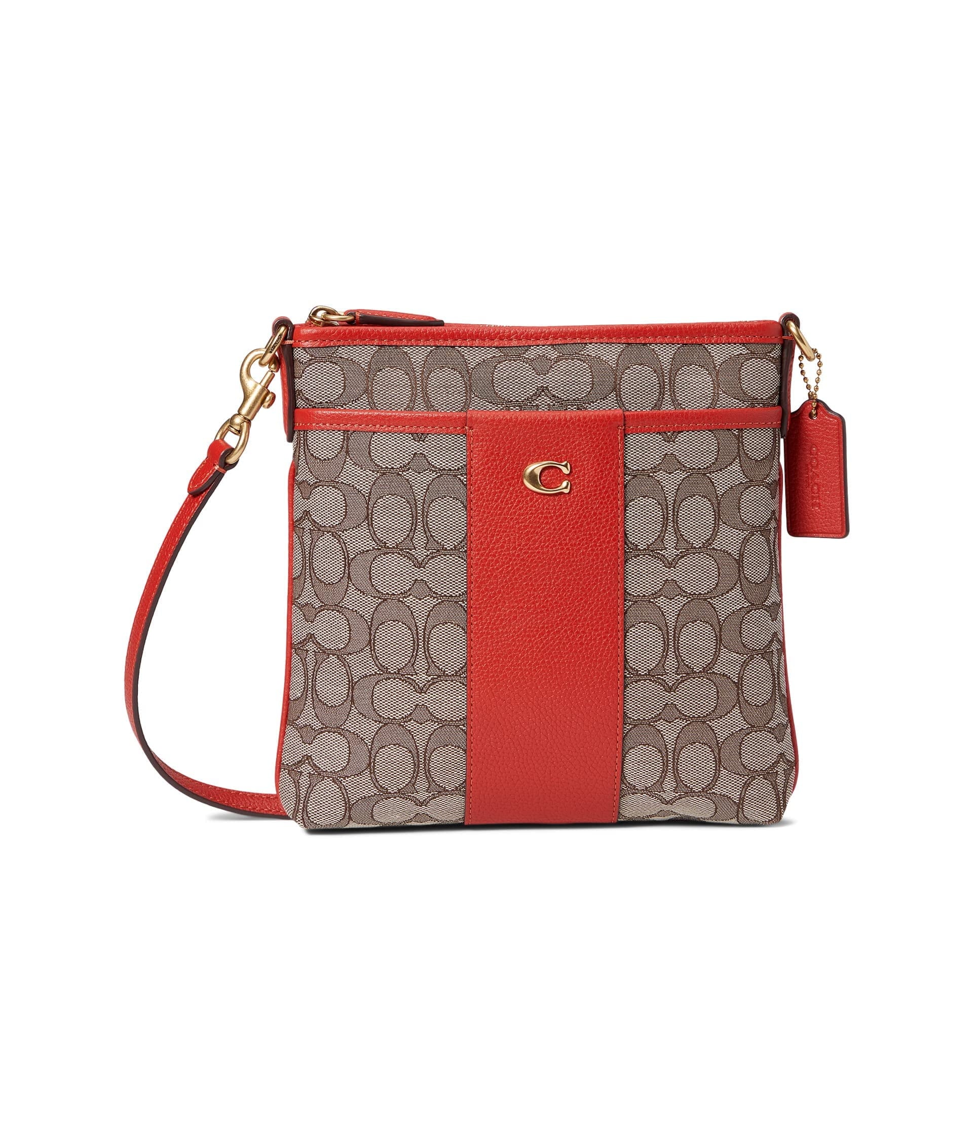Coach Bag Coach Jacquard Print Ladies Kitt Crossbody