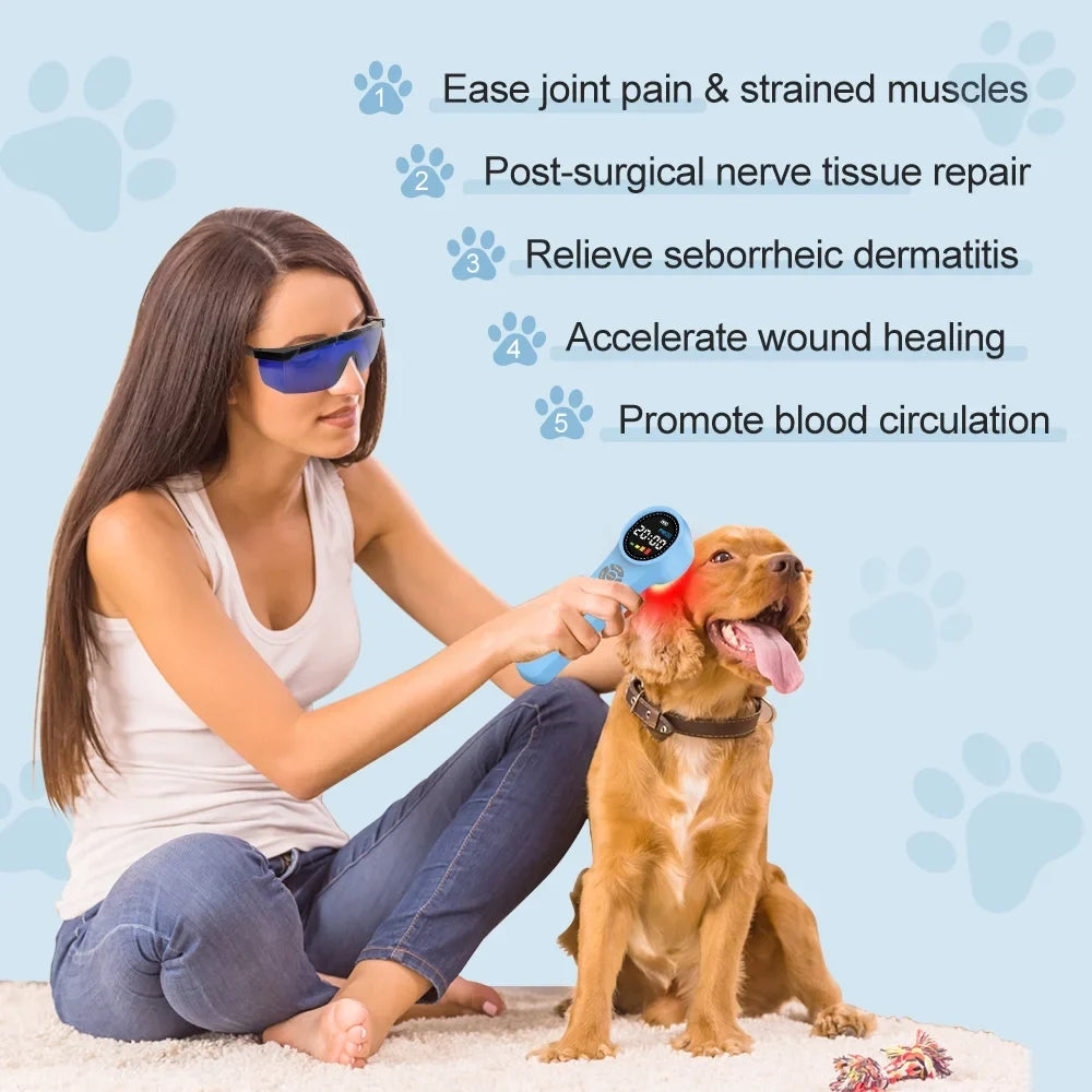 Toponechoice 980nm 810nm,Cold Device,Light Animals for Laser Therapy Pain Relief Therapy 660nm