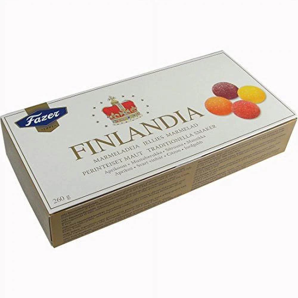 9 260 Finlandia Karl Fazer Jellies Fruit Gr or Oz