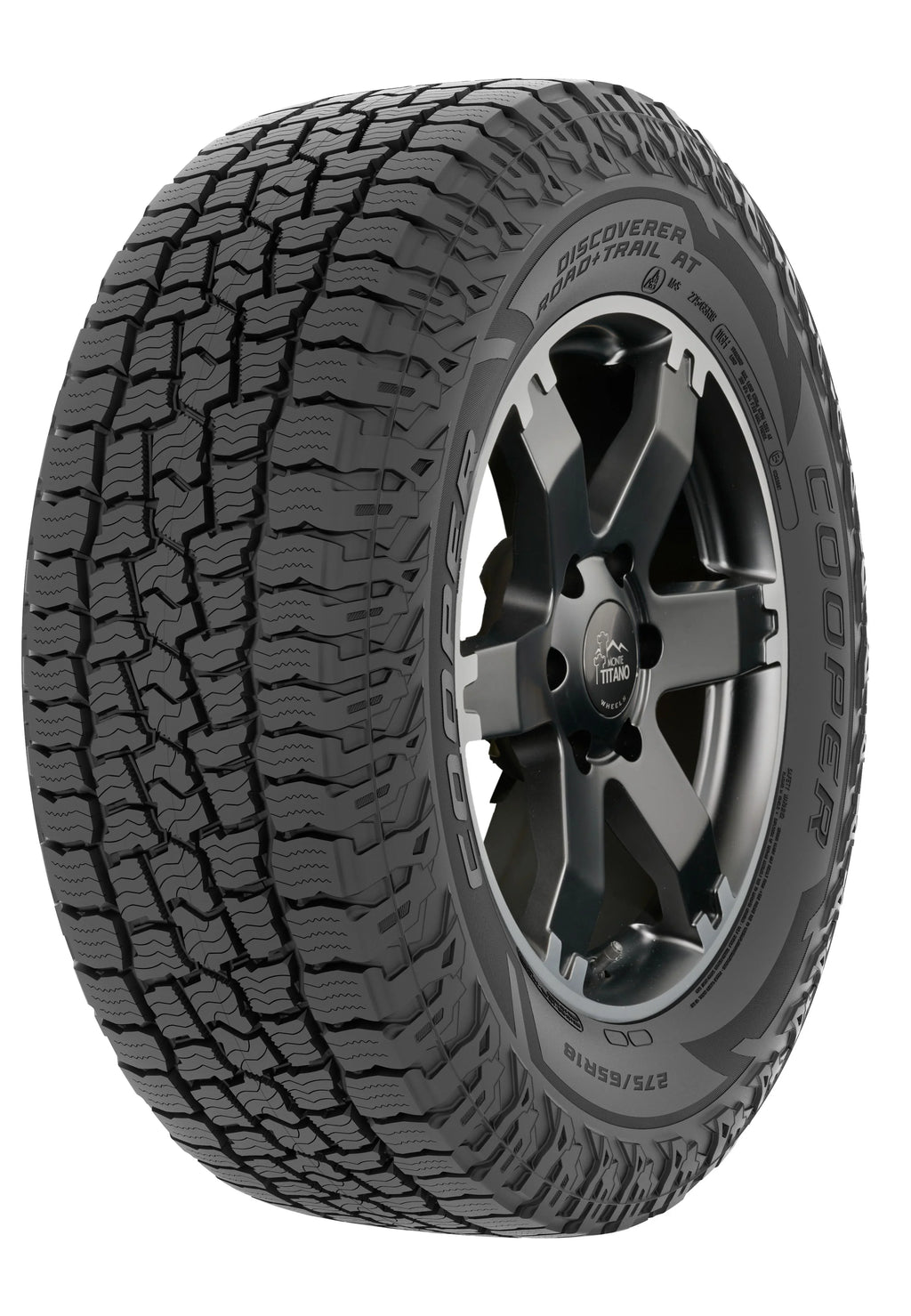225/75R16 Tire All-Terrain Road+Trail Cooper 104T AT Discoverer