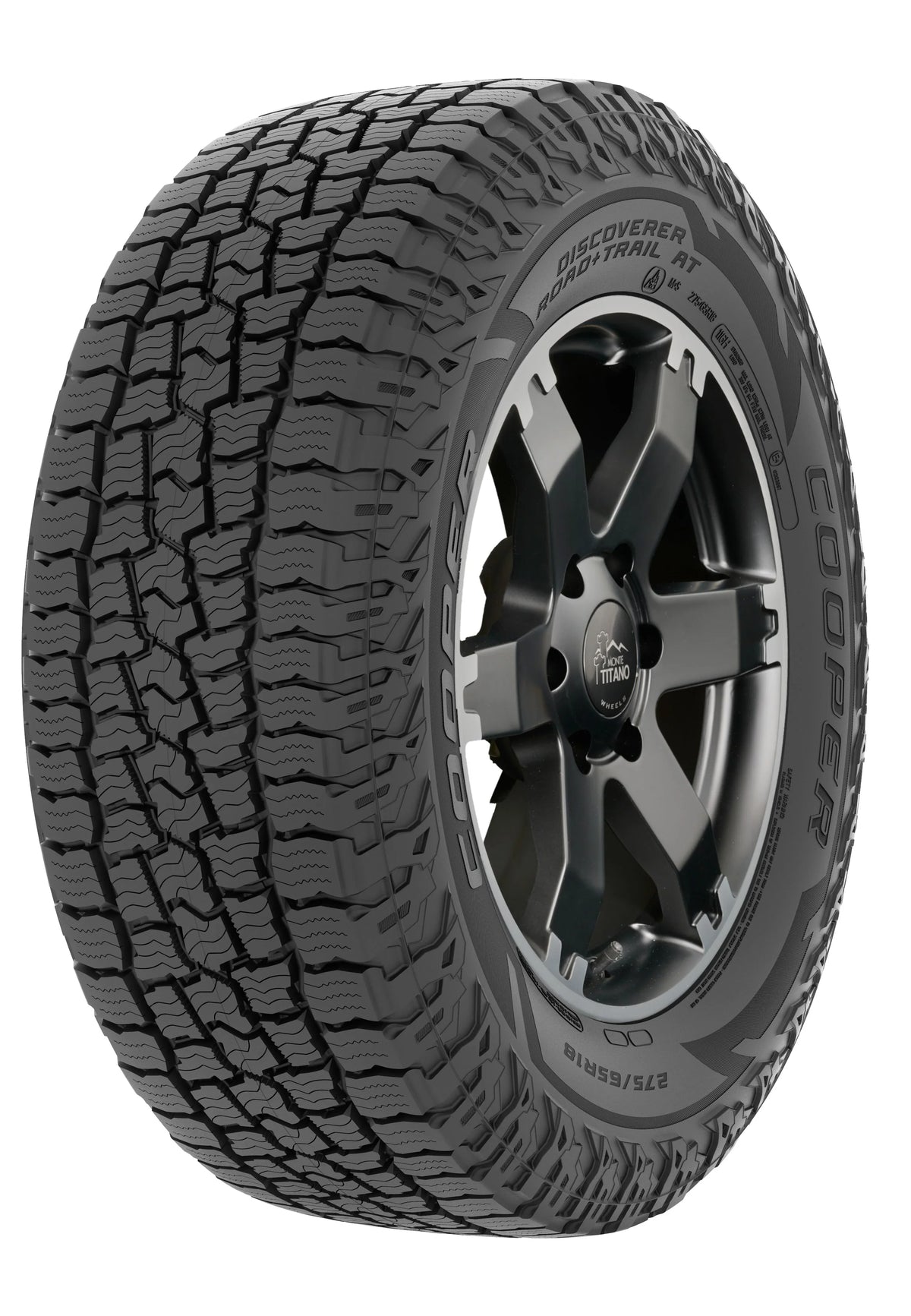 225/75R16 Tire All-Terrain Road+Trail Cooper 104T AT Discoverer