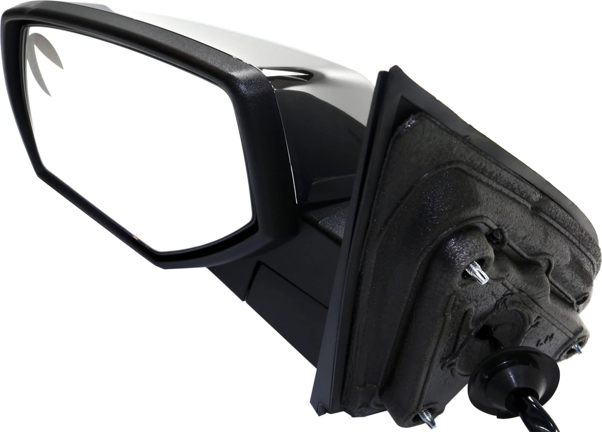 Compatible Chrome With Left HD Chevrolet Kool-Vue Silverado Side Sierra Driver Heated 2500 Mirror 2015-2018 3500 GMC