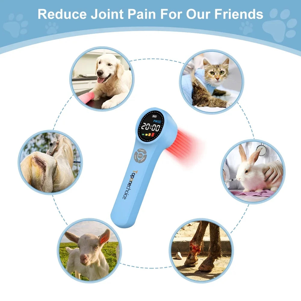 Toponechoice 980nm 810nm,Cold Device,Light Animals for Laser Therapy Pain Relief Therapy 660nm