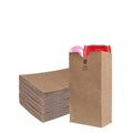 EcoQuality 7/16" Snacks, Small by Lunch (2 Paper Grocery, Paper Party Bags, 7 7/8") Gift Pound Merchandise, [1500 Capacity) 5/16" lb) Count] x x Bag Kraft - Small 2 Bags Bags, Mini (2 (4 Brown