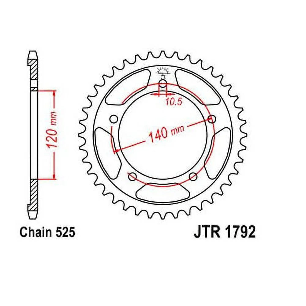 2006-2010 SUZUKI Rear & Kit for GSX-R600 Front JT Sprocket Street