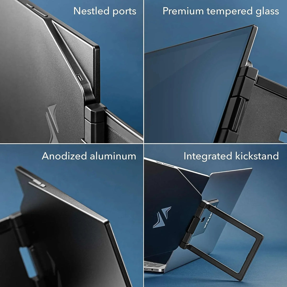 Portable Monitor 13.3'' Triple Monitor) Pro Laptop Swivel (13.3'' for SideTrak