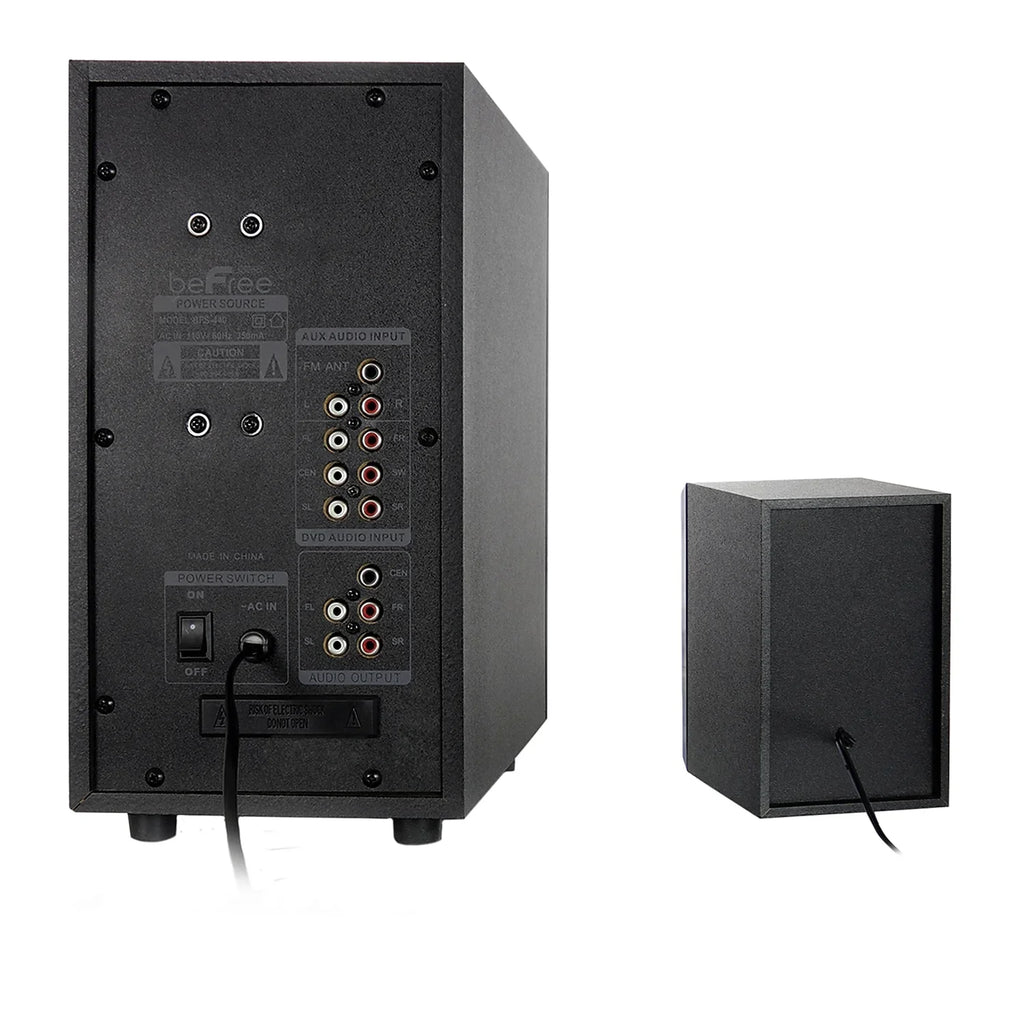 Channel W Sound Black 80 Surround Sound 93695498M 5.1 (93695498M) beFree Speaker