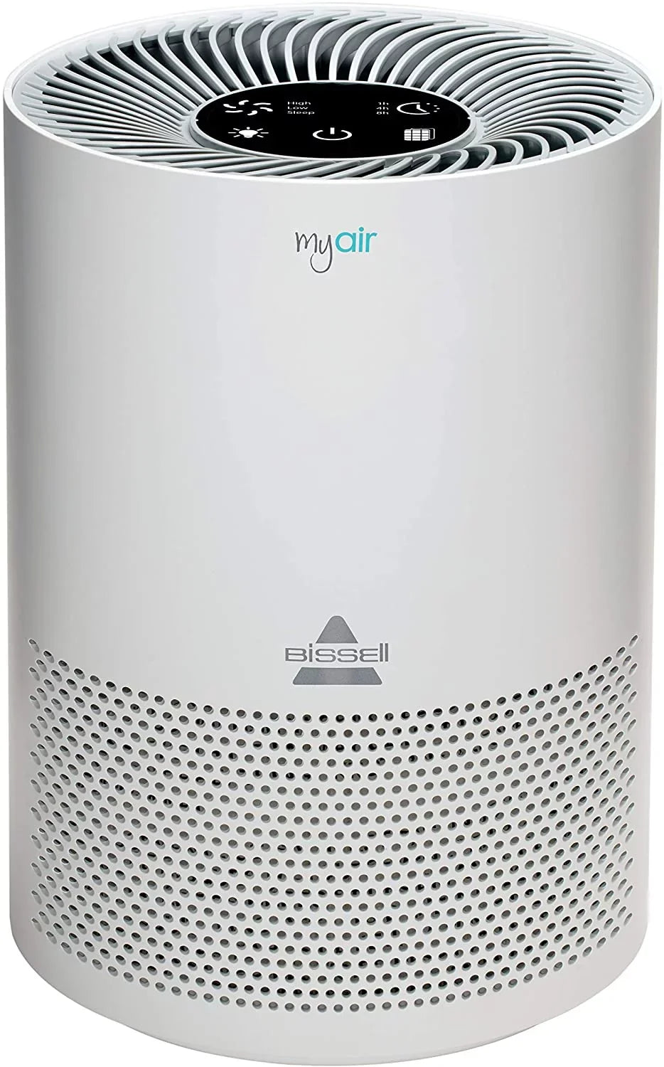 BISSELL Odors, Dust, Efficiency Timer, High for Pets, Bedroom Cleaner Room MYair Air for and Filter Pollen, Carbon 2780A Purifier Quiet Allergies, Hair, Small with Smoke, and Home, Dander,