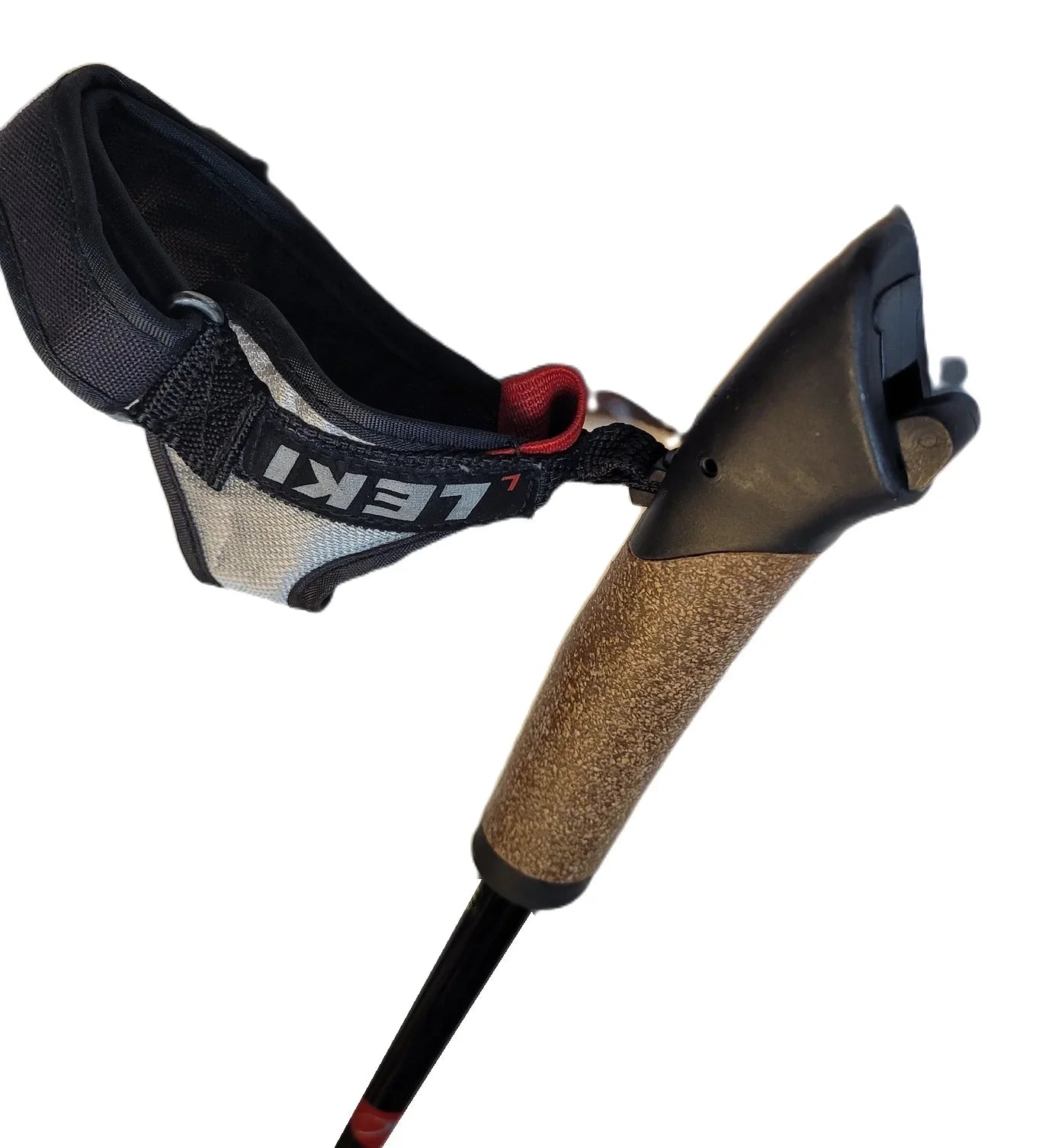 Black Walking 100cm-135cm Titanium Prestige Trekking Nordic Pole LEKI