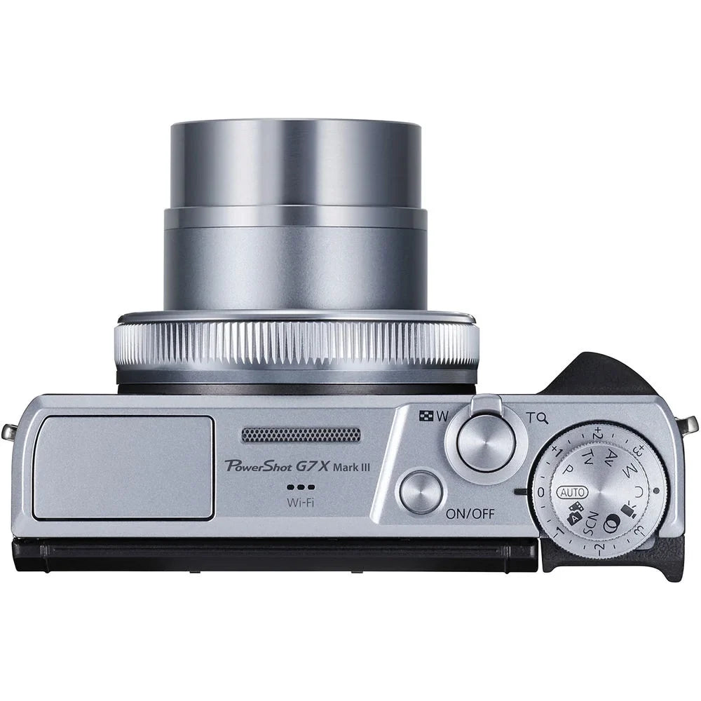 (Silver) Spider G7 PowerShot Warranty Canon X Yr Digital Camera III Mark Tripod 1 - + + 64GB