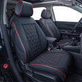 Full 2019 Seat Piping) Covers for with HRV EKR Leatherette(Black Sport,EX,EXL,Touring Set Honda 2021 HRV - 2022 Custom Red Fit Car 2020