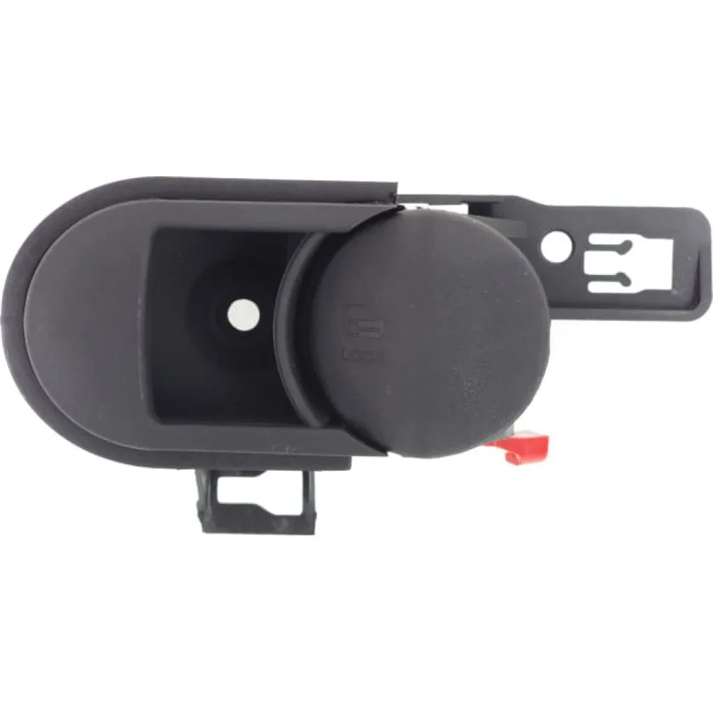 '- lock button| Trim:All Jeep door Handle With Front Door Or Textured For Passenger 2010) Submodels Side Wrangler Rear, Black | Interior (JK) (2009