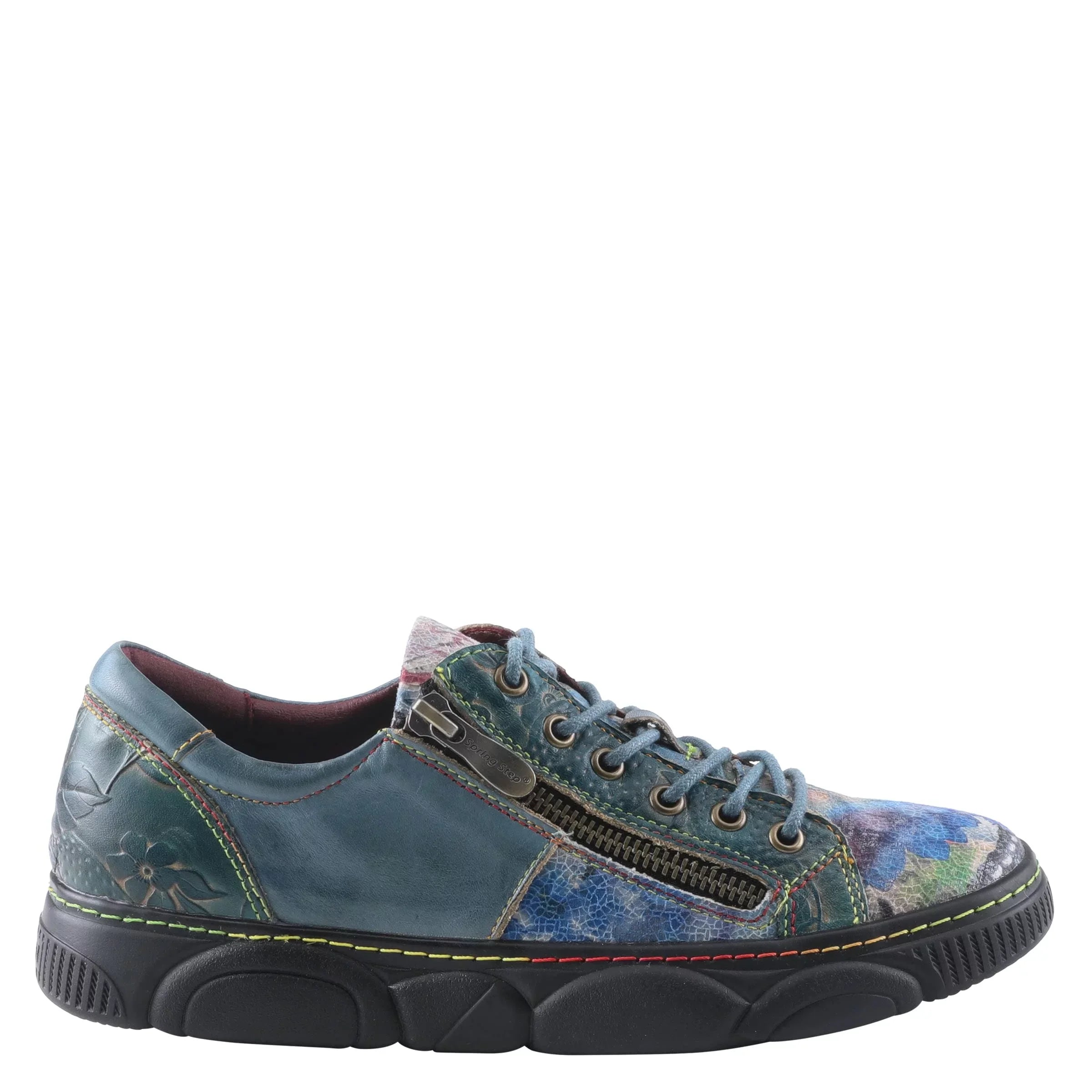 Step US EU Blue Spring L`Artiste Sneaker Women's Danli-Bloom / Multi 35 5