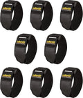 12" and Rope Cord Hook Loop x (8 Strap Storage Wrap, Elastic Extension Cord, Straps, Cinch Cable, for Pack) 2"