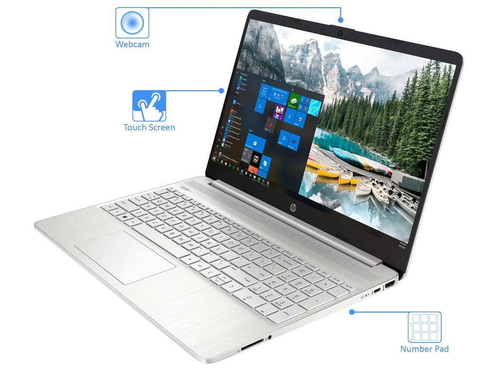 16GB HDMI, 10 SSD, HP Core 512GB Home RAM, 3.70GHz, S i3-1125G4 Windows 15.6" Bluetooth, HD Display, Intel Laptop, Wi-Fi, 15