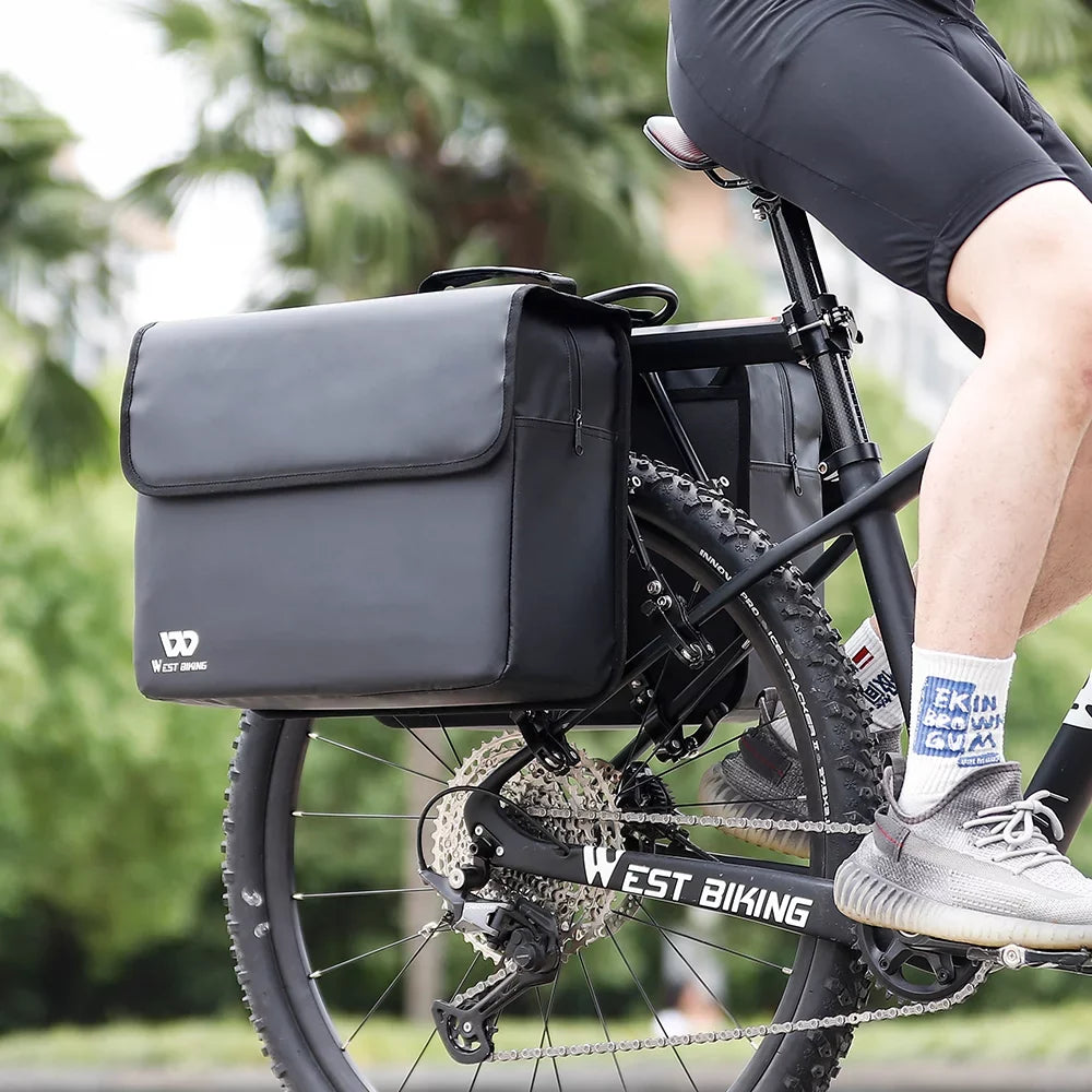 Bag Carriers Bag Bags BIKING Seats Capacity Seats WEST Luggage Rear Cycling Waterproof Trunk Rack Carriers Large
