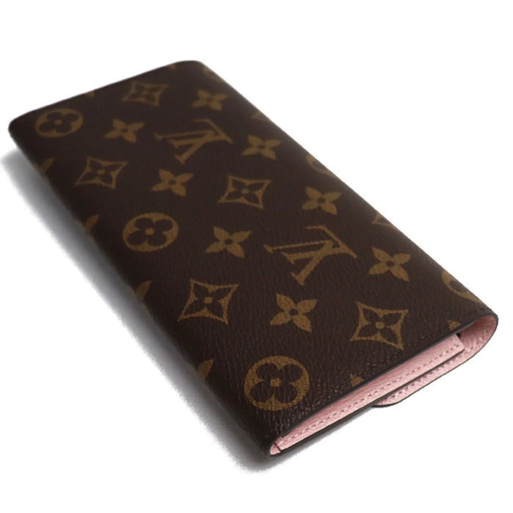 LOUIS Pre-Owned Monogram Long Wallet IC Ballerine M61289 Women's Rose (Good) Portefeuil VUITTON Emily