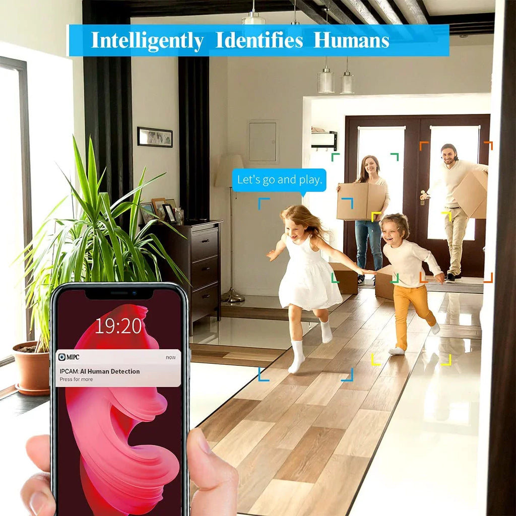 Wireless 3.0MP Outdoor Security Security System, Kits Drive, Camera Dual Hard Surveillance Cameras without NVR WiFi 4Pcs Antennas 2K