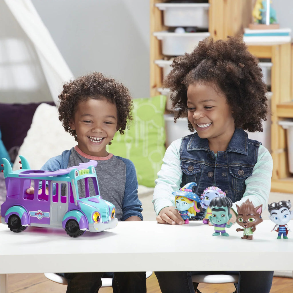 Sounds, and Netflix Toy Music Up Lights, Monsters Super Monster GrrBus with Bus 3 Ages and