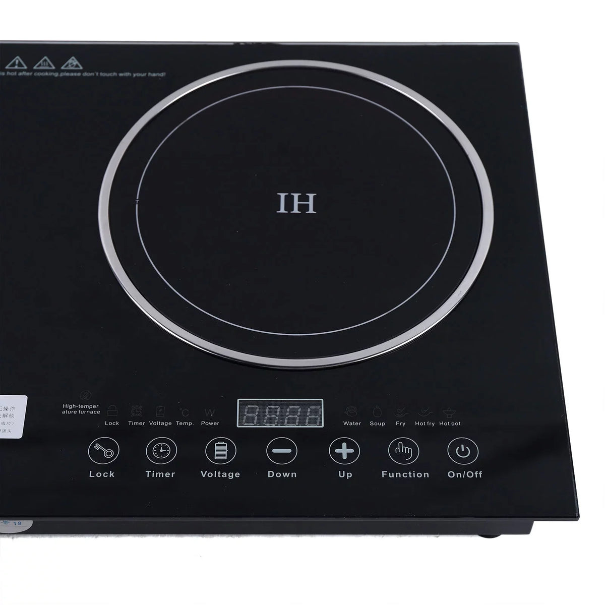 Ceramic Burner Cooker+1400W Countertop Touch ANQIDI Portable 1200W Cooker Sensor Stove Dual Cooktop Digital