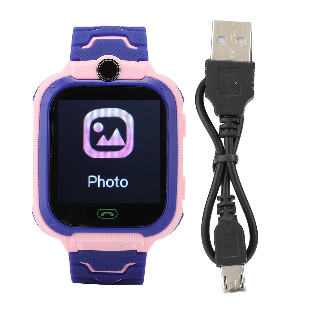 Relojes Reloj Prueba para ni?os ni?os, Inteligente IOS/AndroidQ12, Relojes Agua multifunci¨®n Fyearfly de Digital a Digitales de para Reloj ni?os Reloj para para Exteriores(Rosado) Pulsera para