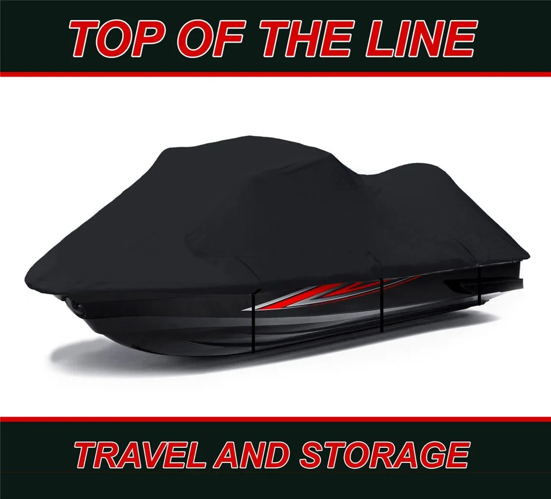 2006 Cover Cover for Ski DENIER 600 DENIER PWC CHARGED BLACK Compatible Sea 2005 600 BLACK Bombardier Sea-Doo Jet Cover GTX 2003 JetSki 2004 Doo JetSki Compatible for TEC 4
