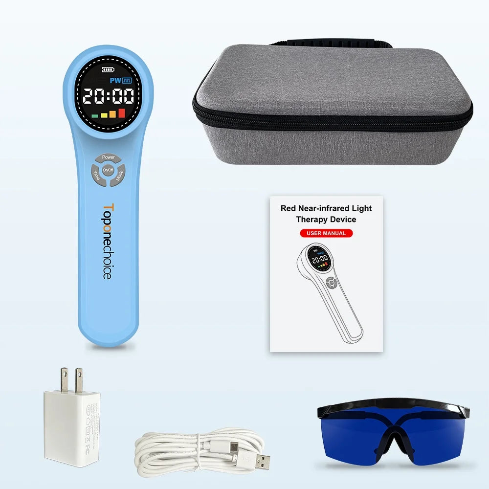 Toponechoice 980nm 810nm,Cold Device,Light Animals for Laser Therapy Pain Relief Therapy 660nm
