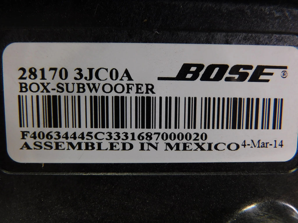 Bose 14 OEM Pair Box LKQ Infiniti Two Pre-Owned Subwoofers of in QX60 (Good)