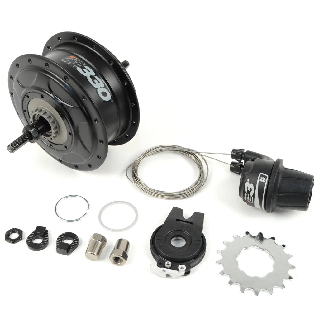 32h Internal Roller Hub C3 New Gear NuVinci Bicycle N330 Brake CVP Black // Rear