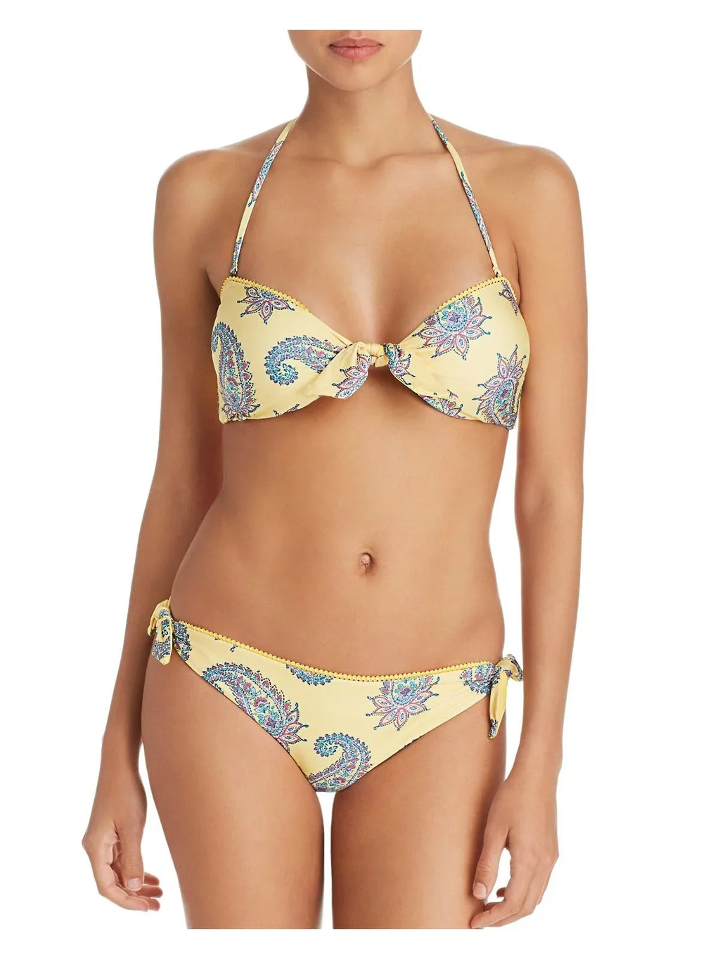 ROSE Halter Bandeau Top ISABELLA Women's S Bikini Paisley