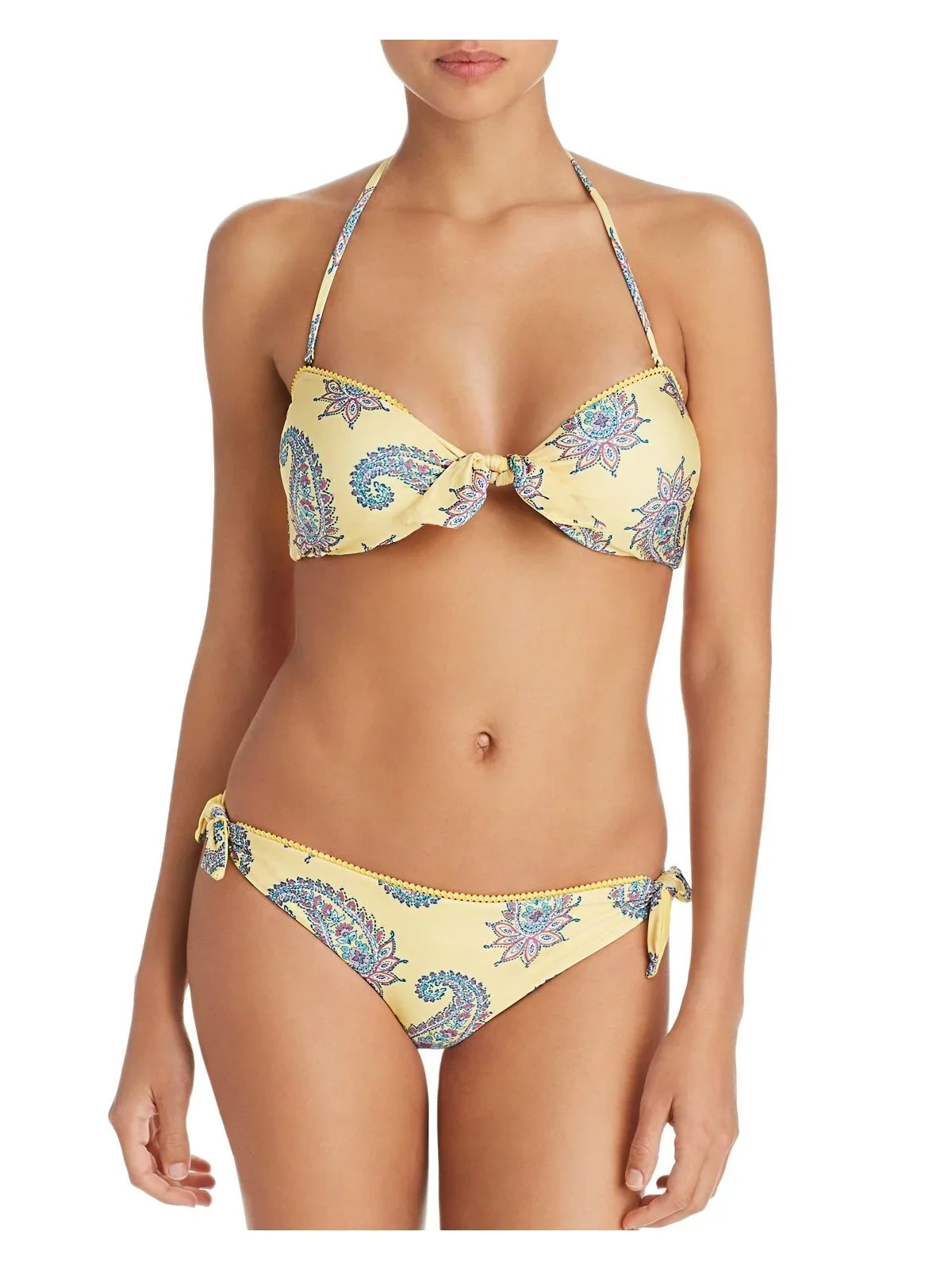 ROSE Halter Bandeau Top ISABELLA Women's S Bikini Paisley