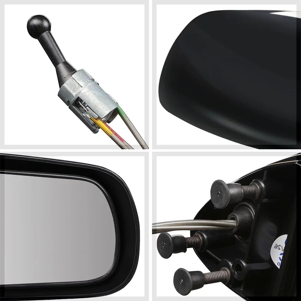 Power For Car Mirror Driver 1994 Espejos Side Door 93 to Chevy Operated Sunbird View Cavalier/Pontiac 1992 Left Rear