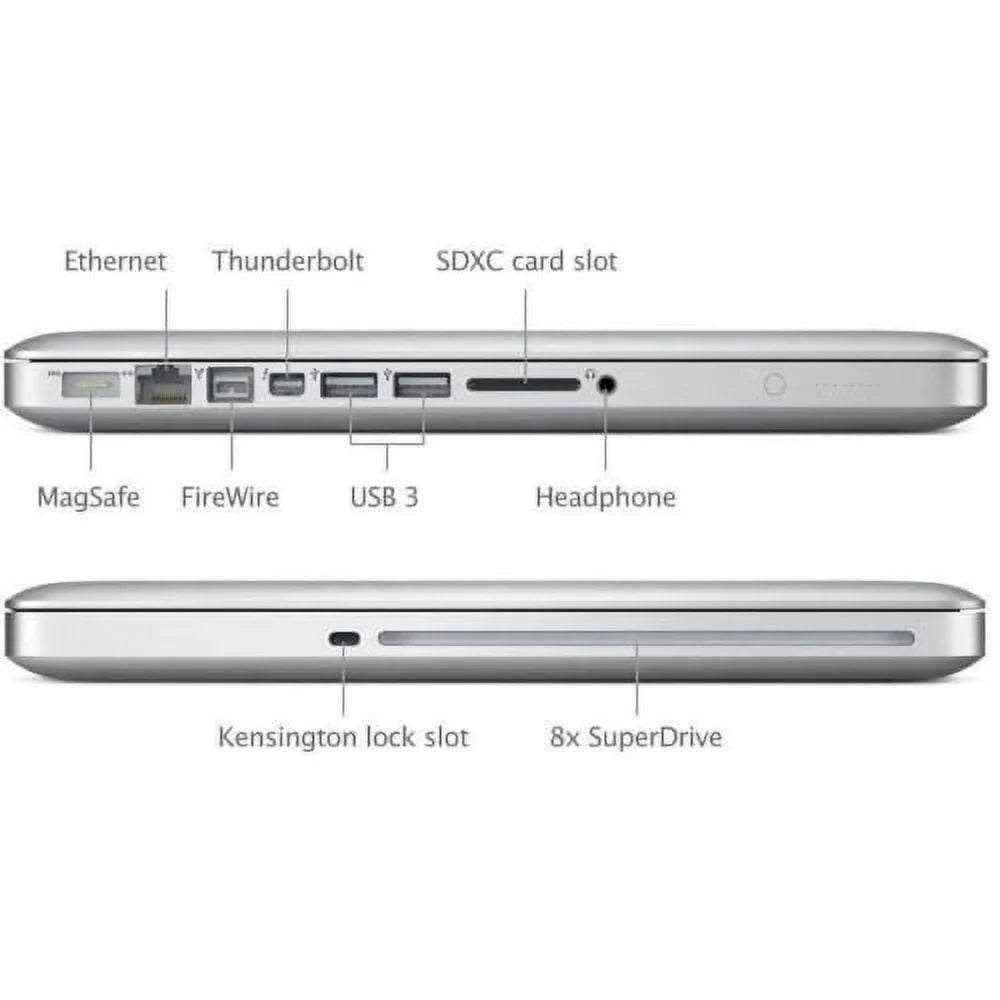 HD i5 13" (Refurbished) Apple (2011) Pro Laptop MD313LL/A RAM 2.4GHz MacBook 128GB Restored Core 16GB