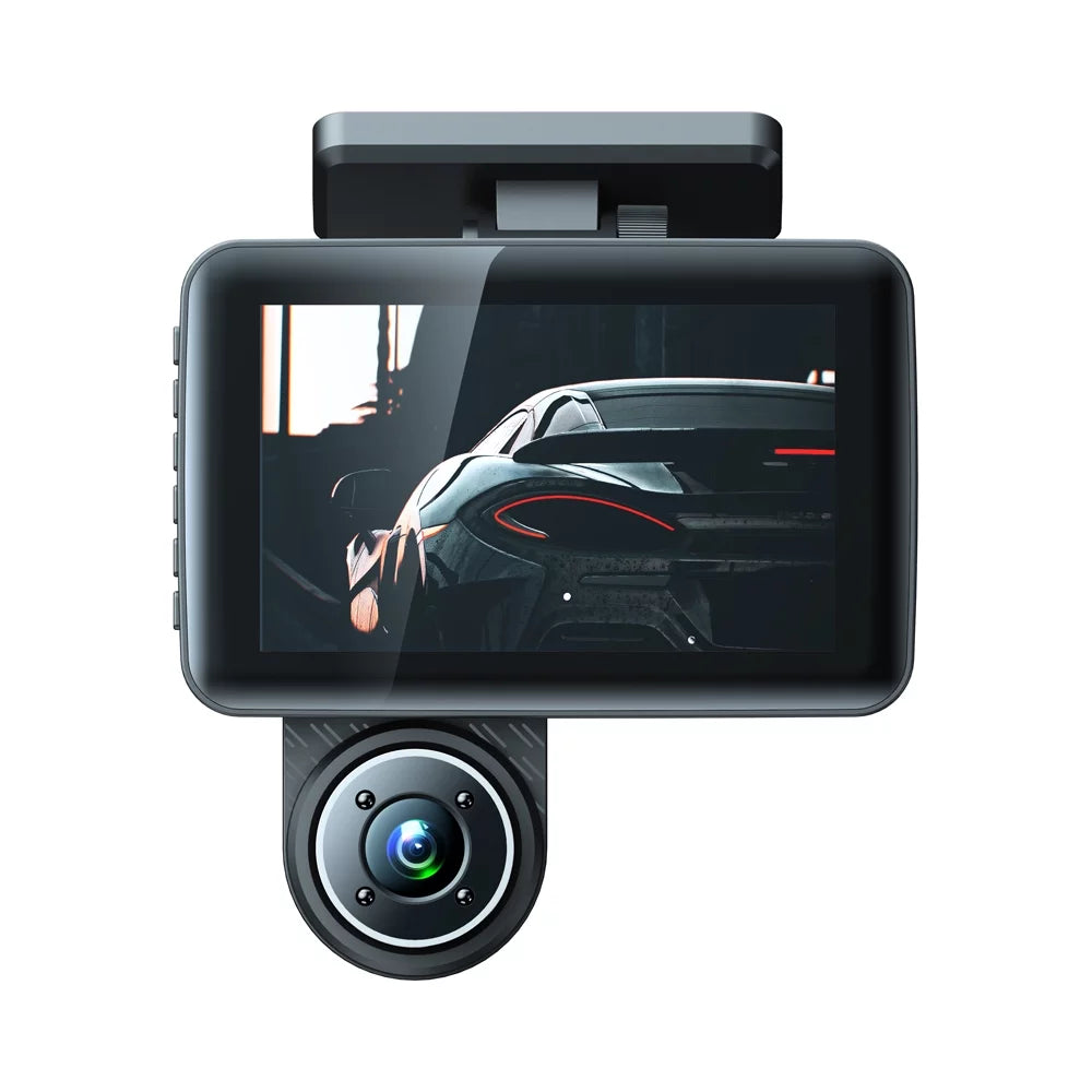 3 HUIOP Car ERYUE Cameras Dash Camera Cam,Wide Dash Car Car 4in Rearview Camera Car Safety Mirror QISUO Clear Video Cam Wide Dash Spirastell Auto Car