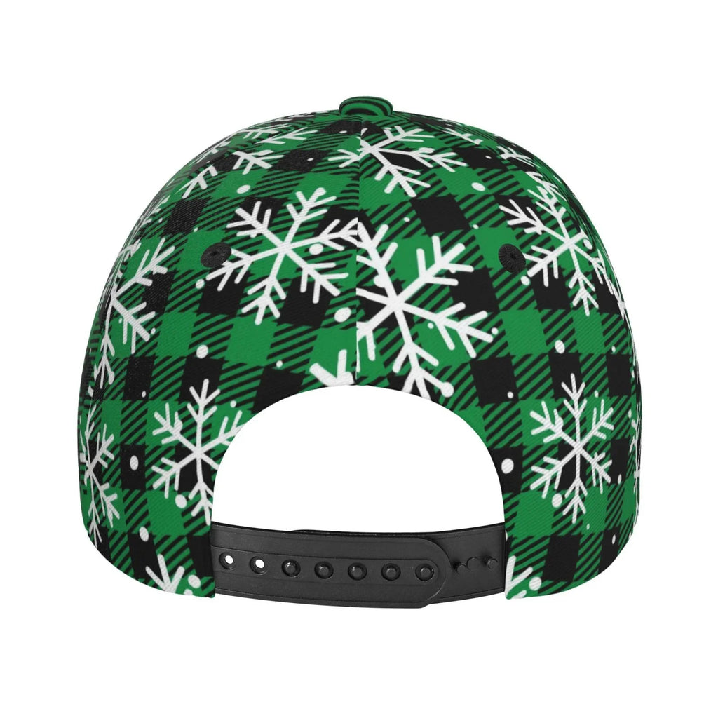Hat(Christmas Dad Outdoor At Activities Plaid) All and Size Buffalo Cap Pattern for Seasons Baseball Workouts Balery Adjustable Running